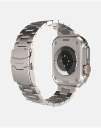 Friendie - Stainless Steel Link Bracelet Band (Ultra Style) - Sydney Ultra - Apple Watch Compatible