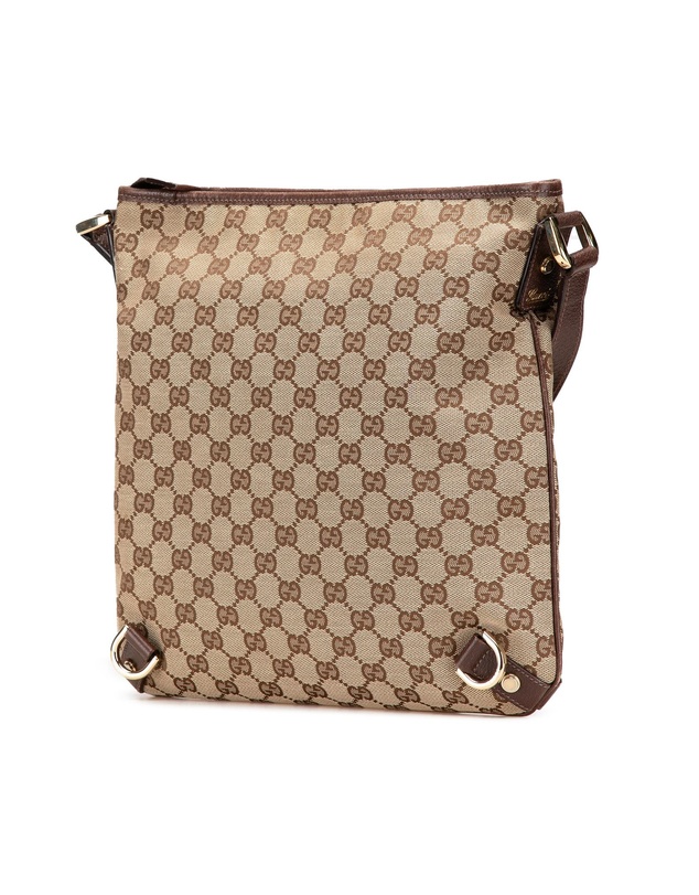 Gucci - Pre-Loved GG Canvas Abbey D Ring Crossbody