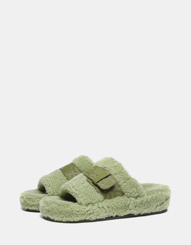 EVERAU - EverAU Ugg Croft Wool Upper Sandals