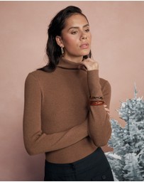 Forcast - Ginny Ribbed Turtleneck Knit