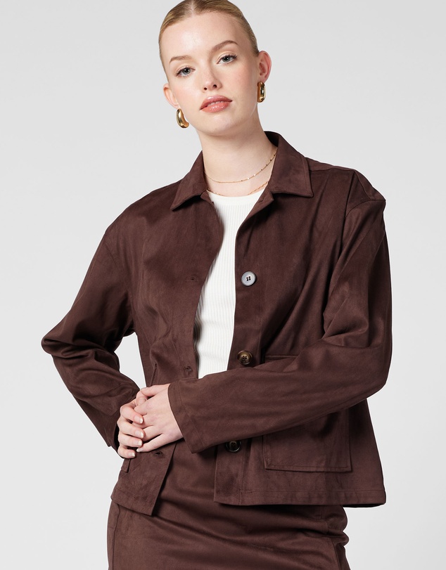 MVN - Faux Suede Jacket
