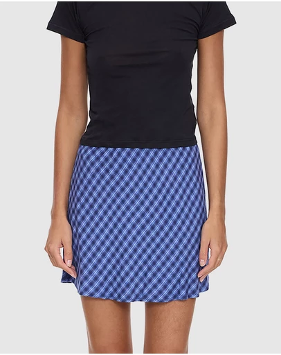 Thrills - High Speed Check Mini Skirt