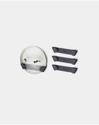 Joseph Joseph - CupboardStore™ Set of 4 In-cupboard Pan Lid Holders (Grey)