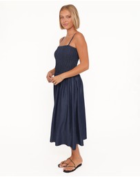 Petal & Pup - Arnika Midi Dress - Blue