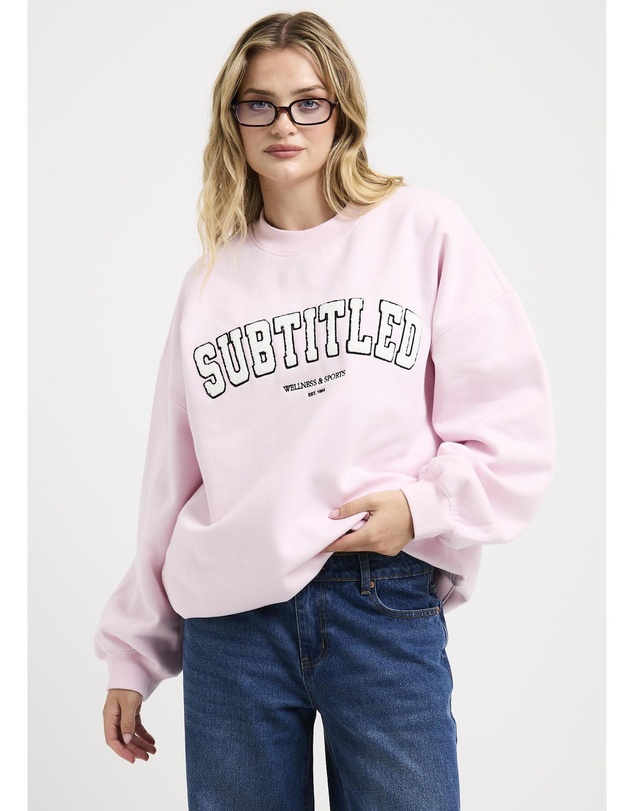 Subtitled - NYC Oversized Crew Neck Jumper