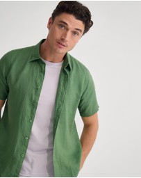Oxford - Leyton French Linen Short Sleeve Shirt
