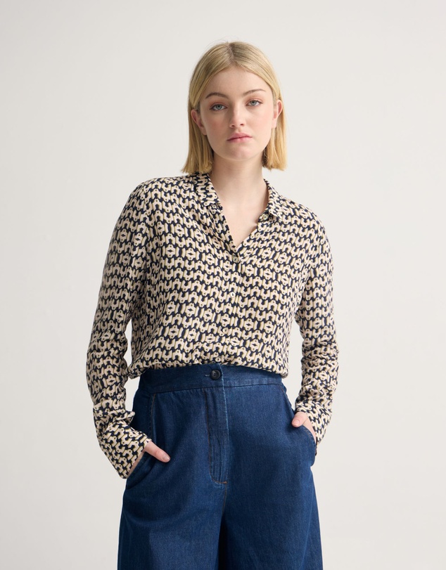 Oxford - Poppy Printed Blouse