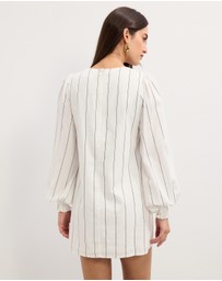 The Fated - Tia Stripe Mini Dress