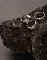 Najo - Ash Men's Steel Ring