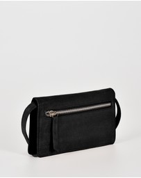 Cobb & Co - Stirling Leather Smart-Phone Card Holder Crossbody Wallet