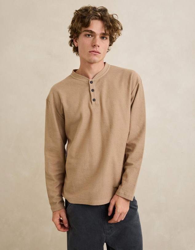 Rhythm - Vintage Terry LS Henley
