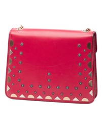 Pre-Loved by Azura Reborn - Pre-Loved Small Studded Leather Laser Cut Square Serpenti Forever Chain Crossbody