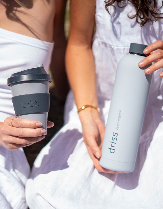 porter green - urbb | biodegradable bamboo coffee cup