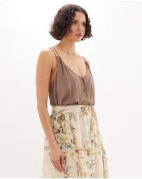 Amelius - Amira Buttoned Tank Top