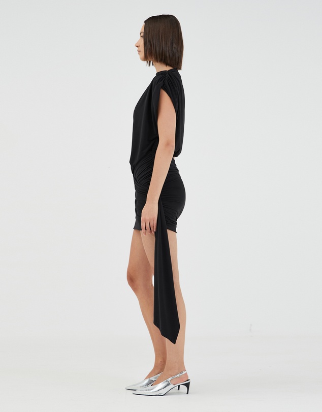 Third Form - Aura Draped Mini Dress