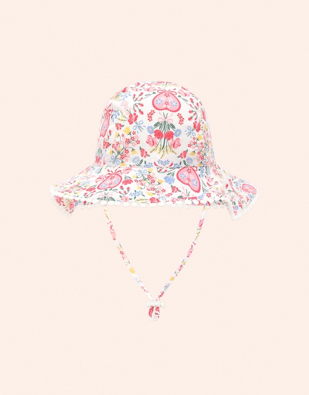 Huxbaby - Scallop Floral Sunhat - Kids