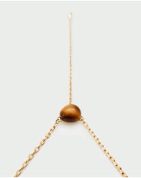 PDPAOLA - Tiger Eye Stella Necklace