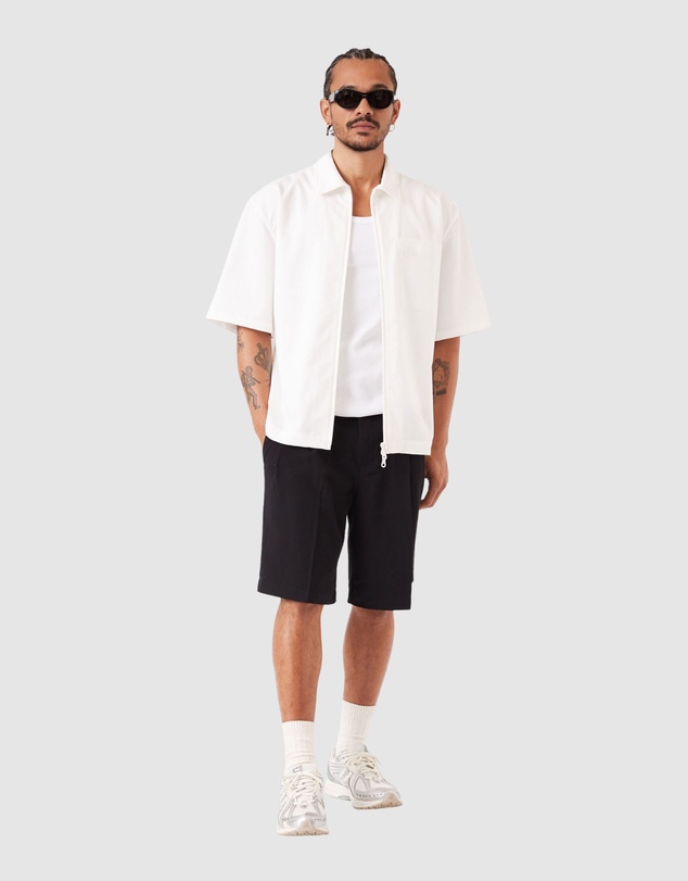 Zanerobe - Boxy SS Overshirt 2.0 Vintage White
