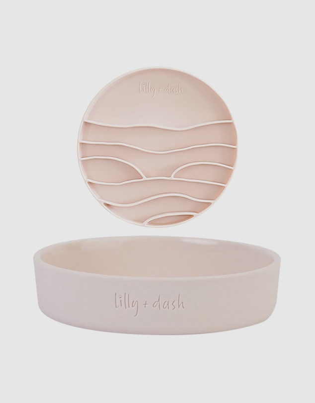 Lilly + Dash - Cat Food Water Bowl & Insert Combo