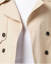MVN - Cropped Trench Coat