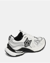 Naked Wolfe - Smash White/Silver Mesh