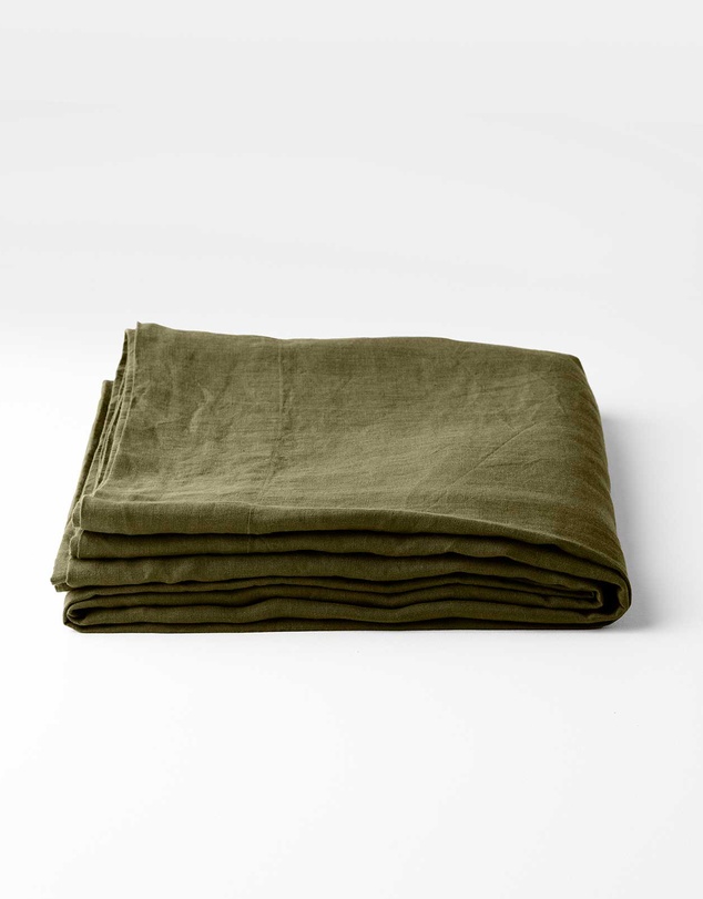 Aura Home - Emile Linen Flat Sheet