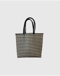 Mimmi Terra - Woven Traveller Tote Tiramisu