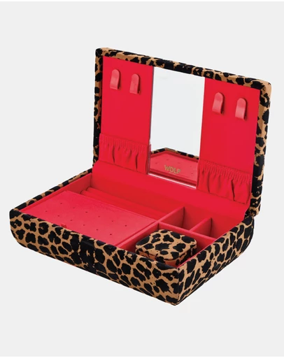 Wolf - WOLF Savanna Leopard Print Medium Jewellery Box