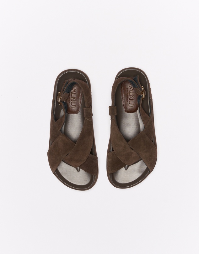 Walnut Melbourne - Mya Leather Sandal