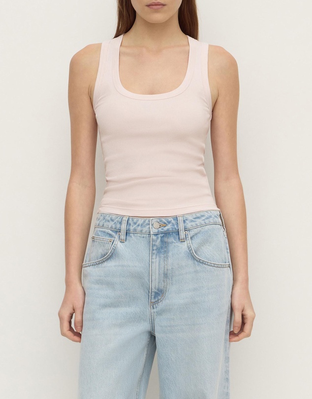 Assembly Label - Robyn Scoop Neck Rib Tank