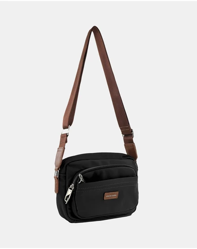 Pierre Cardin - Pierre Cardin RFID Anti-Theft Nylon Crossbody Bag