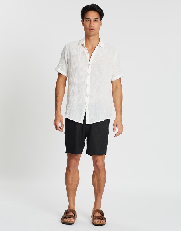 Merlino Street - Linen Rami Button-Up Shirt