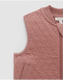 Purebaby - Quilted Vest -Kids-Babies