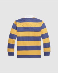 Polo Ralph Lauren - Striped Cotton Jersey Rugby Shirt - ICONIC EXCLUSIVE - Teens