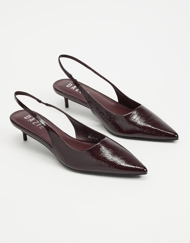 Dazie - Clover Sling Back Heels