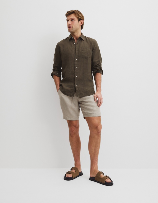 Country Road - Organically Grown Linen Regular Fit Shirt