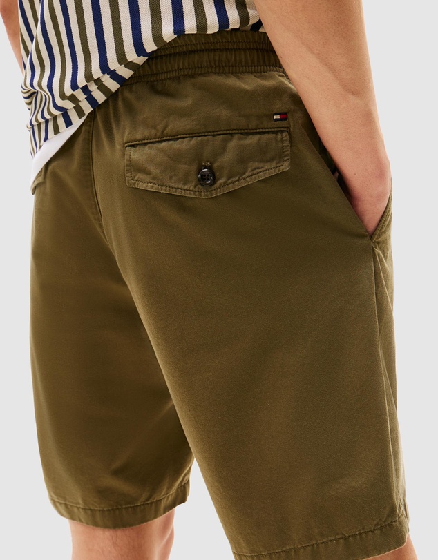 Tommy Hilfiger - Washed Twill Relaxed Cargo Shorts