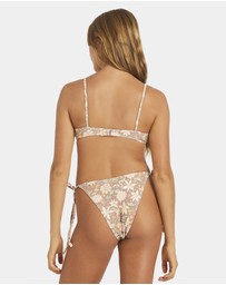 Roxy - Womens Garland Tie Front Bikini Top