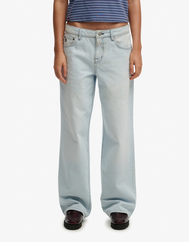 Superdry - Mid Rise Wide Leg Jean