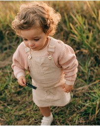 WITH LOVE FOR KIDS - Hazel Cord Pinafore Dress - Kids