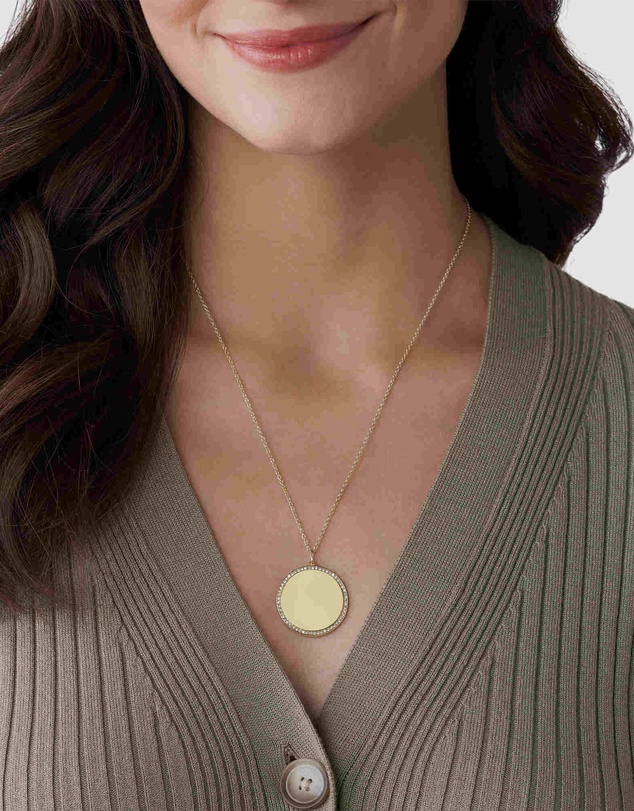 Fossil - Fossil Vintage Iconic Gold Necklace JF03888710