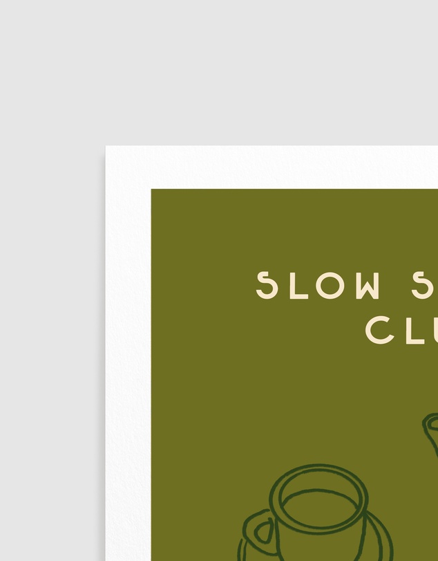 Olive et Oriel - Slow Sunday Club by Treechild Art Print