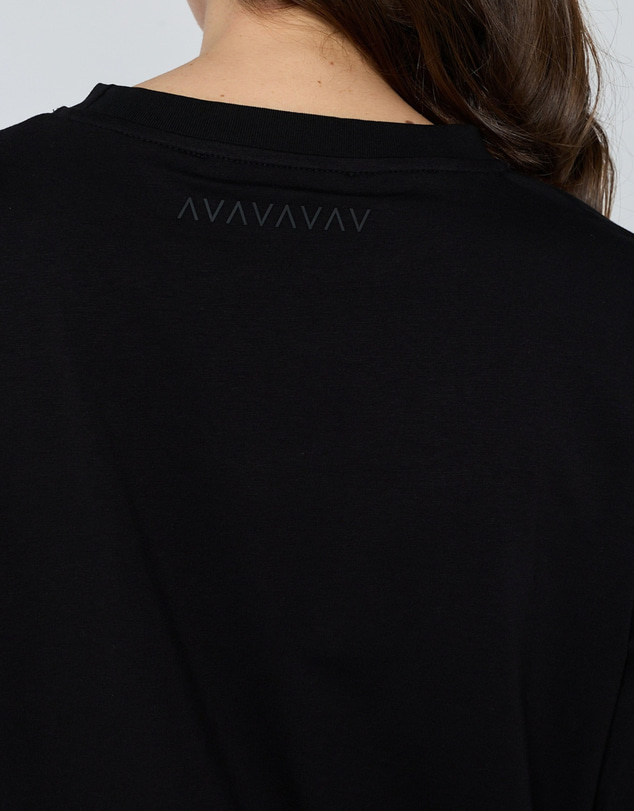 ALEXANDRA - Baltis T-Shirt Black