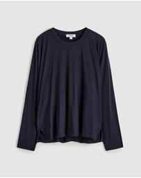 COS - Fluid Jersey Long-Sleeve Top
