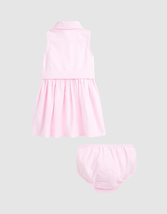 Polo Ralph Lauren - Cotton Oxford Shirtdress & Bloomers (3M-24M)