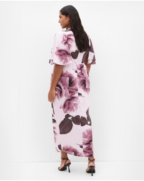 City Chic - Braelynn Bloom Print Maxi Dress