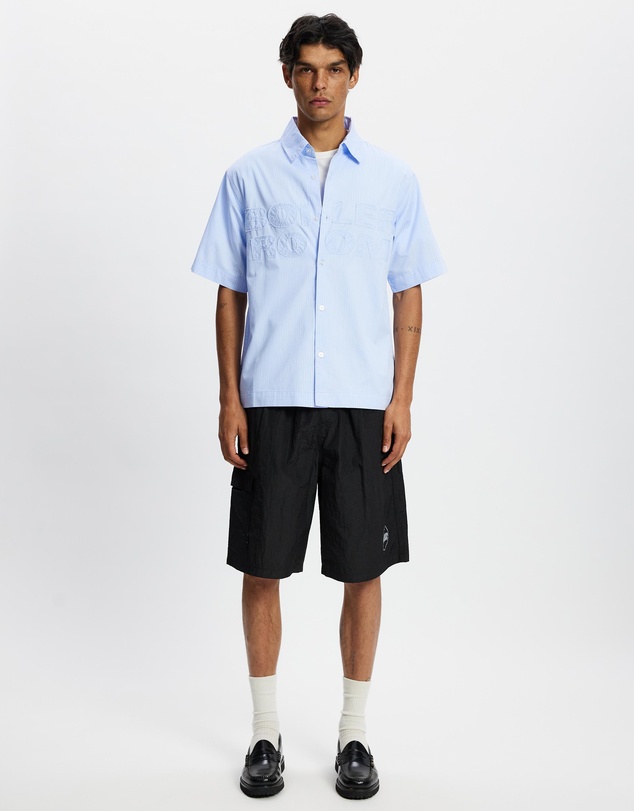 Boiler Room - Applique Poplin SS Shirt