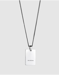 Kuzzoi - ICONIC EXCLUSIVE - Ace of Spades Card Pendant Necklace in 925 Sterling Silver