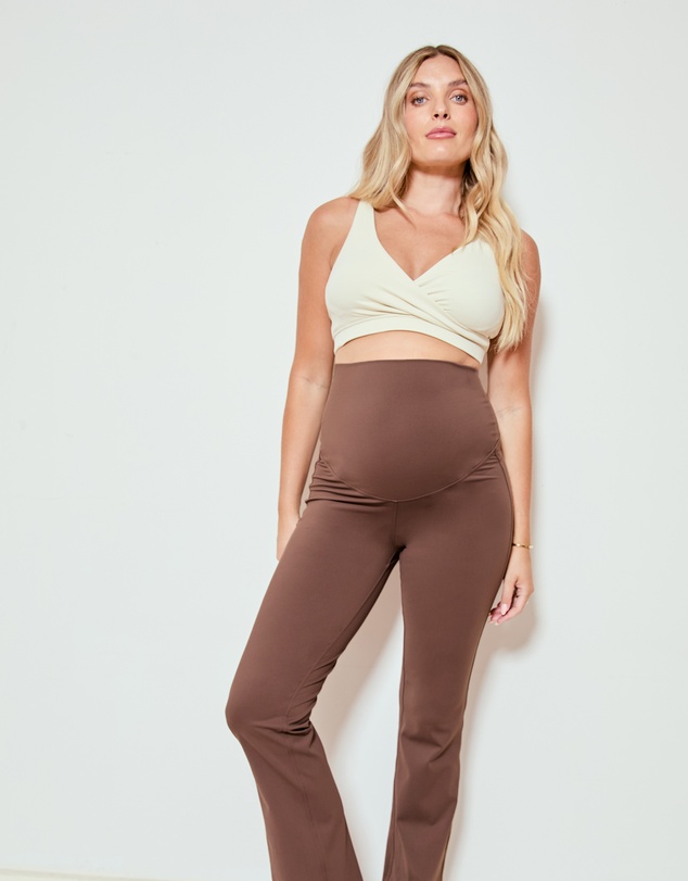 Soon Maternity - Straight Flare Overbelly Leggings