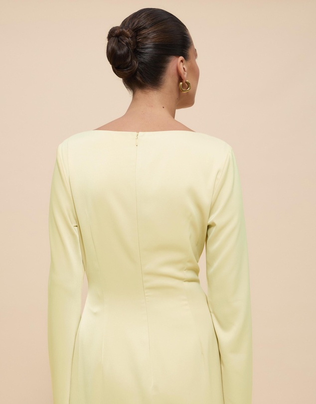 Revibe - Repaired CHANCERY Gigi Long Sleeve Maxi Dress - AU 8